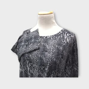 Women's Onyx Moda Black & White Shirt / Blouse Size XL